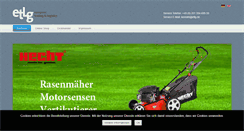 Desktop Screenshot of etlg.de